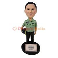 AS208 Q版人像公仔、個性化公仔、人像公仔、制服公仔、畢業公仔、結婚公仔、陶土公仔、懲教公仔 榮休懲教公仔 升職懲教公仔 畢業懲教處公仔