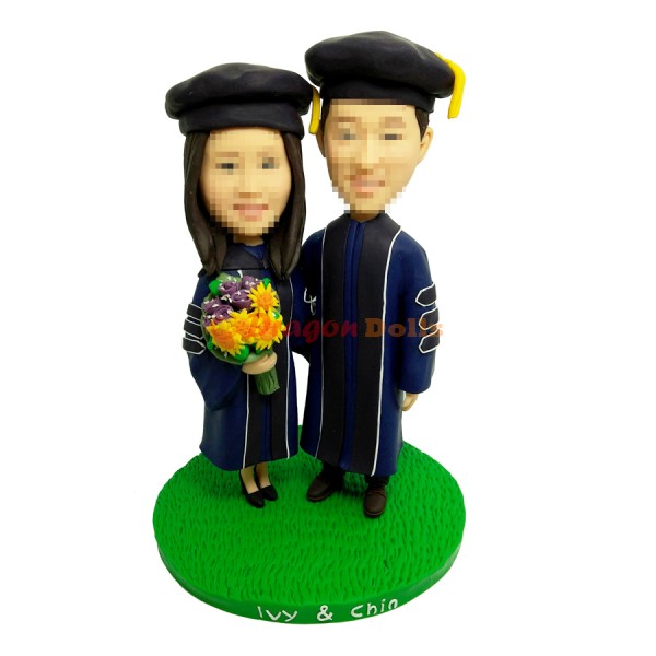 ASN184 Q版公仔｜結婚公仔｜護士公仔｜畢業公仔｜人像公仔專門店｜畢業公仔