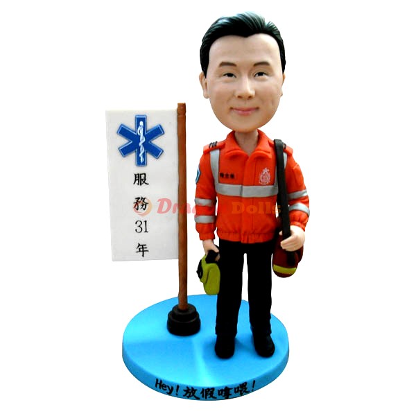 AS80 Ambulance man, Medical staff, doctor doll, nurse doll