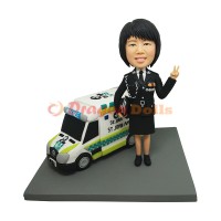 ams09 Ambulance man, Medical staff, doctor doll, nurse doll