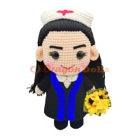 MAL02 人像公仔、大頭公仔、Q版公仔、3D公仔、畢業公仔、結婚公仔、毛冷公仔,手鈎毛冷公仔