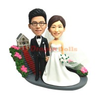 ASN201 Wedding Doll, wedding cake doll, Wedding Doll decoration