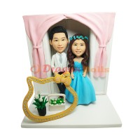 wed02 Dragon Dolls 人像公仔 - Q版公仔 - 結婚公仔、結婚蛋糕公仔、結婚公仔擺設
